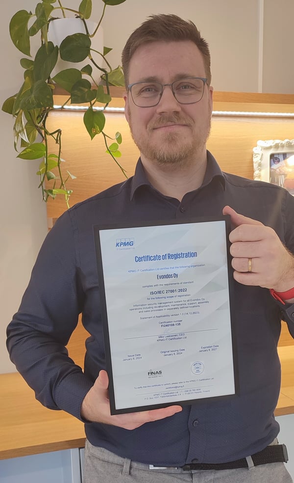 Milestone - the ISO 27001:2022 certification is ours!